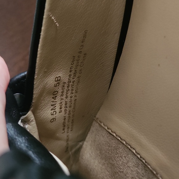 Karl Lagerfeld Pearl and Black Leather Loafers Size 9.5 - Picture 14 of 14